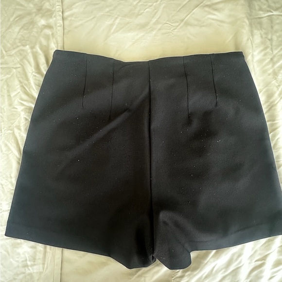 Rachel Zoe Black High Waist Women's Shorts - Picture 2 of 4